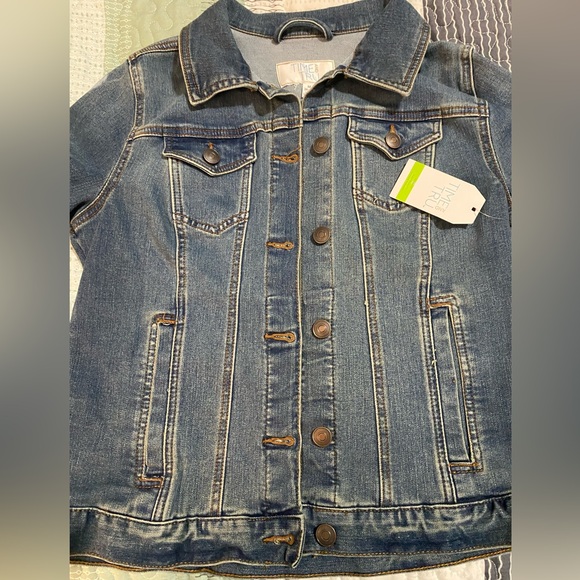 NWT Time & Tru Jean Jacket Medium (8-10) - Picture 3 of 4